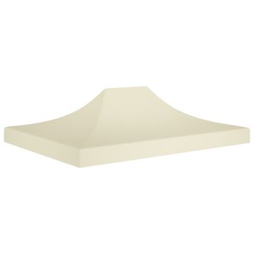 Gossi acoperis pentru cort de petrecere, crem, 4 x 3 m, 270 g/m2
