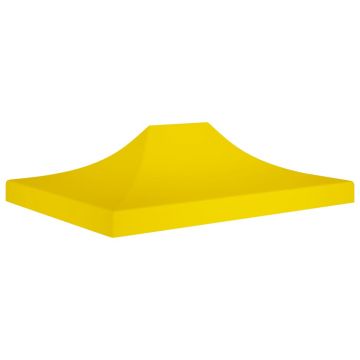 Gossi acoperis pentru cort de petrecere, galben, 270 g/m2, 4,5x3