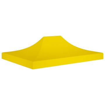 Gossi acoperis pentru cort de petrecere, galben, 4 x 3 m, 270 g/m2