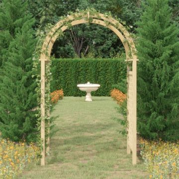 Gossi arcada cu spalier, 141x97x243 cm, lemn masiv de pin tratat