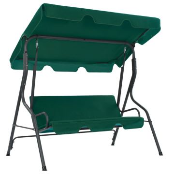 Gossi balansoar de gradina, verde, 170x110x153 cm, material textil