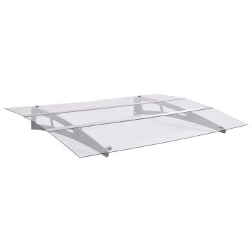 Gossi baldachin usa argintiu si transparent 150x90 cm pet