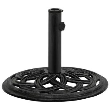 Gossi baza de umbrela, negru, 44x44x31, fonta