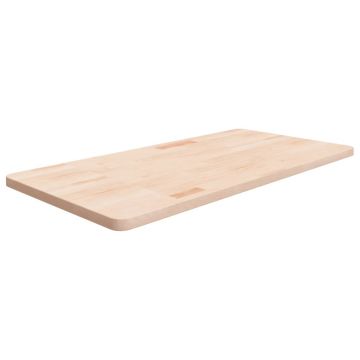 Gossi blat de baie, 100x50x2,5 cm, lemn masiv netratat