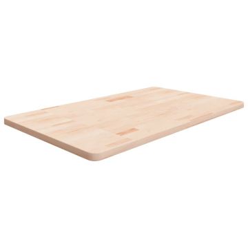 Gossi blat de baie, 100x60x2,5 cm, lemn masiv netratat