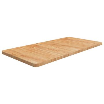 Gossi blat de baie, maro deschis, 100x50x2,5 cm, lemn masiv tratat