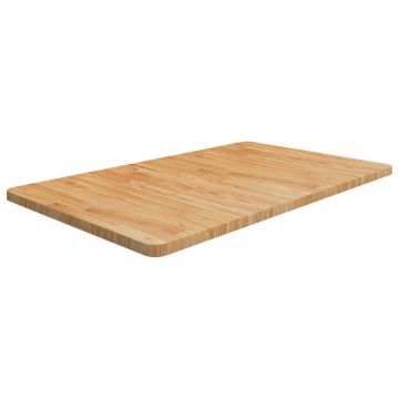 Gossi blat de baie, maro deschis, 100x60x2,5 cm, lemn masiv tratat