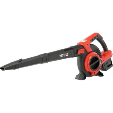 Suflantă de frunze fără fir YATO Aspirație 45 litri 2 x 18 V (fără baterie și încărcător)
