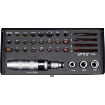YATO Set de chei manuale cu impact 32 piese