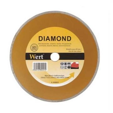 Disc diamantat, taiere marmura, granit, faianta Wert 2710-125, O125x22.2 mm