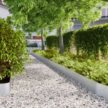 Gossi borduri de gazon 10 buc 20x103 cm otel galvanizat