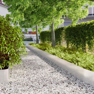 Gossi borduri de gazon 10 buc 25x103 cm otel inoxidabil