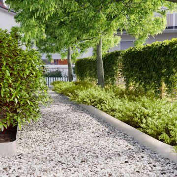 Gossi borduri de gazon 30 buc 15x103 cm otel inoxidabil