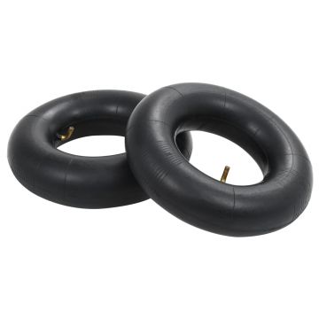 Gossi camere pentru roata de roaba, 2 buc., 13 x 5.00-6, cauciuc