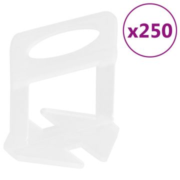 Gossi cleme de nivelare a placilor 250 buc. 1 mm