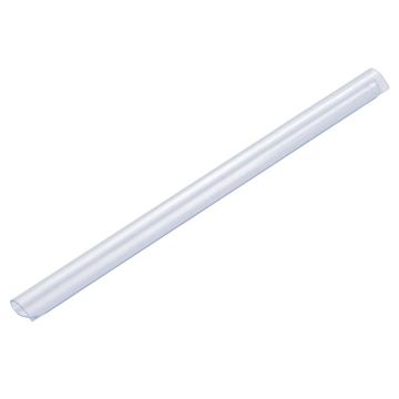 Gossi cleme fixare fasii de gard, 100 buc., pvc, transparent