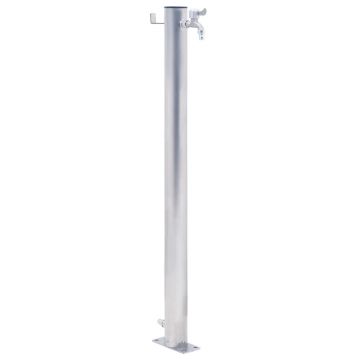 Gossi coloana de apa de gradina, 60 cm, otel inoxidabil, rotund
