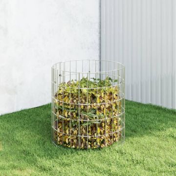 Gossi compostor de gradina, Ø50x50 cm, otel galvanizat