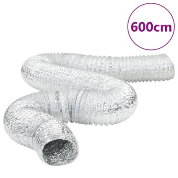 Gossi conducta de ventilatie, 6 m, Ø20 cm, aluminiu