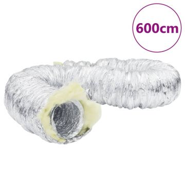 Gossi conducta de ventilatie izolata, 6 m, Ø12,5 cm, aluminiu