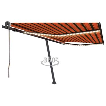Gossi copertina automata, senzor vant & led, oranj/maro, 450x350 cm