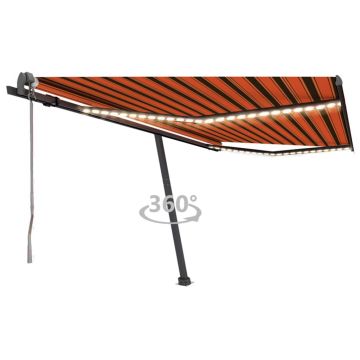 Gossi copertina automata senzor vant&led, portocaliu&maro, 400x300 cm