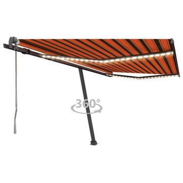 Gossi copertina automata senzor vant&led portocaliu&maro, 450x300 cm
