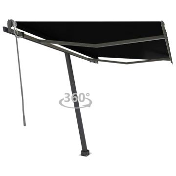 Gossi copertina autonoma retractabila automat, antracit, 350x250 cm