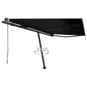 Gossi copertina autonoma retractabila automat, antracit, 400x350 cm