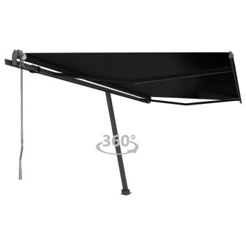 Gossi copertina autonoma retractabila automat, antracit, 450x300 cm
