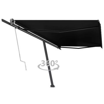 Gossi copertina autonoma retractabila automat, antracit, 500x300 cm