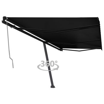 Gossi copertina autonoma retractabila automat, antracit, 600x350 cm