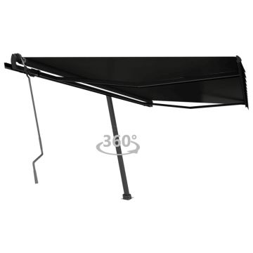 Gossi copertina autonoma retractabila manual, antracit, 450x350 cm