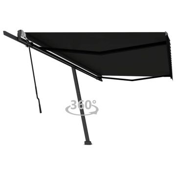 Gossi copertina autonoma retractabila manual, antracit, 500x300 cm