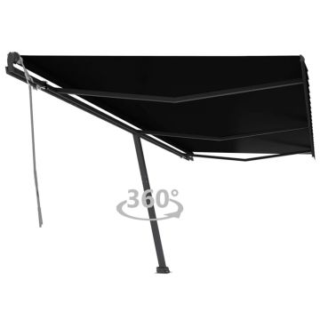Gossi copertina autonoma retractabila manual, antracit, 600x300 cm