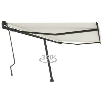 Gossi copertina autonoma retractabila manual, crem, 400x300 cm