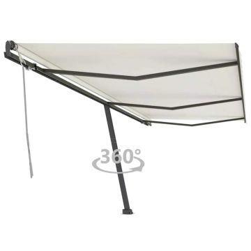 Gossi copertina autonoma retractabila manual, crem, 600x300 cm