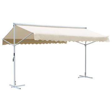 Gossi copertina cu structura independenta, crem, 500 x 300 cm