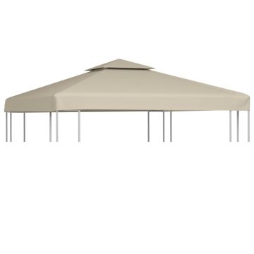 Gossi copertina de rezerva acoperis pavilion, bej, 3x3 m, 310 g/m2
