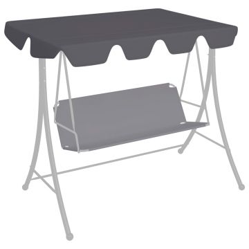 Gossi copertina de rezerva leagan gradina, antracit, 150/130x105/70cm