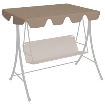 Gossi copertina de rezerva leagan gradina gri taupe 150/130x105/70 cm