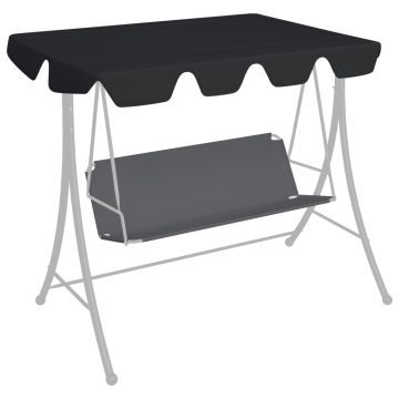 Gossi copertina de rezerva leagan gradina, negru, 150/130x105/70 cm