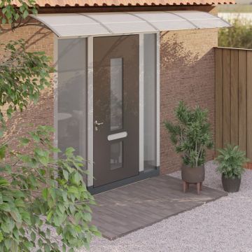 Gossi copertina de usa, gri si transparent, 350x75 cm, policarbonat