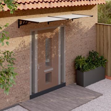 Gossi copertina de usa, negru si transparent, 239x90 cm, policarbonat