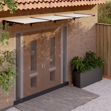Gossi copertina de usa, negru si transparent 297,5x90 cm policarbonat