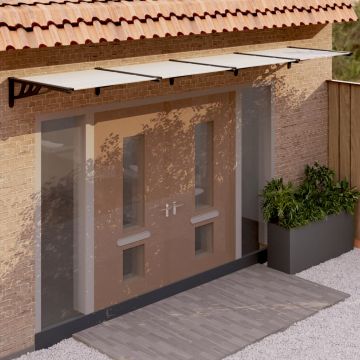 Gossi copertina de usa, negru si transparent, 396x90 cm, policarbonat