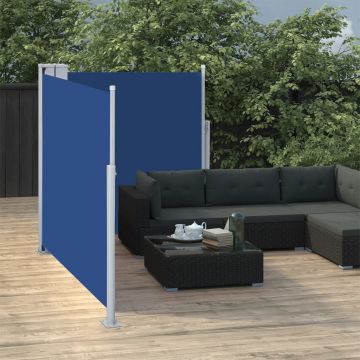 Gossi copertina laterala retractabila, albastru, 100 x 600 cm