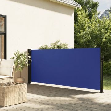Gossi copertina laterala retractabila, albastru, 120x500 cm