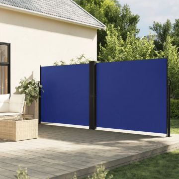 Gossi copertina laterala retractabila, albastru, 160x1200 cm
