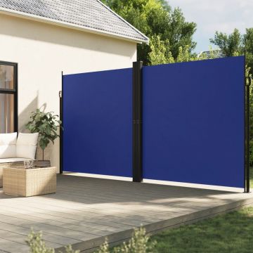 Gossi copertina laterala retractabila, albastru, 200x1000 cm